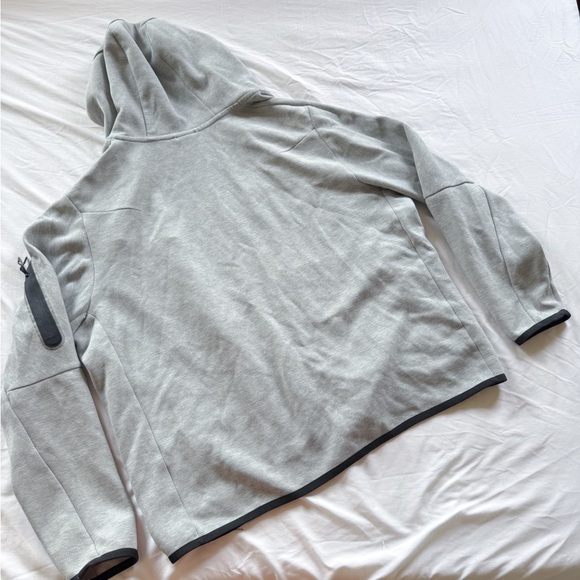 Nike Tech Fleece Hoodie Dark Heather Grey Black OG Full Zip Size XL zip missing - Picture 2 of 5